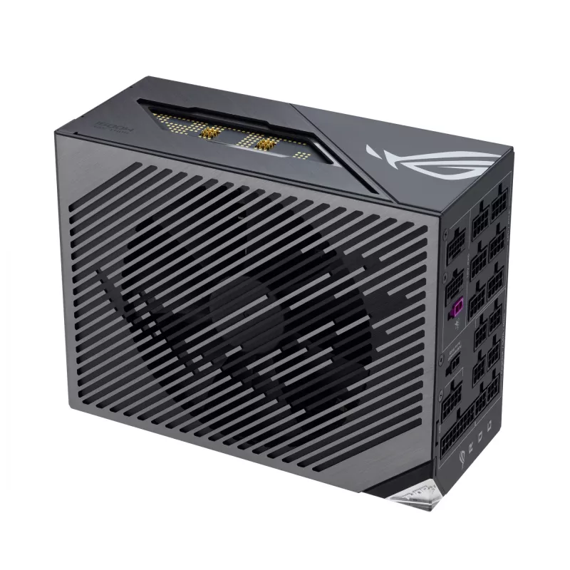 Zasilacz ASUS ROG THOR-1600T3-GAMING 1600 W, 80 PLUS Titanium, ATX 3.1, w pełni modułarny, wyświetlacz OLED