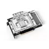 Water block + Backplate Alphacool 13456 Acrylic Aluminium Czarny srebrny Transparent