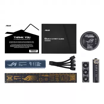 Karta graficzna ASUS GeForce RTX 5090 — 32 GB GDDR7, 512-bit, PCIe 5.0, 4 wentylatory, 357,6×149,3×76 mm