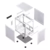 Obudowa PC Jonsbo C6 Mini Tower Biała