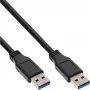 InLine USB 3.2 Gen.1 Kabel Typ A męski / A męski, czarny, 2m