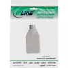 Adapter InLine USB A żeński / PS/2 męski, PS/2 męski, USB A, Beżowy