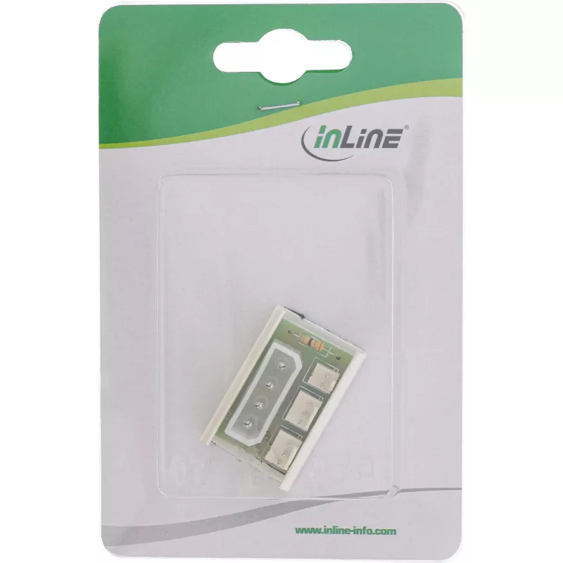 InLine PC Fan Multi Power Port Adapter Molex 5.25 cala do x 2 wentylatora