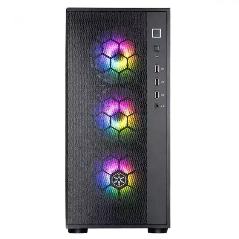 Obudowa PC Silverstone FARA R1 PRO V2 Czarna ATX micro ATX Mini-ITX 3 wentylatory 120 mm