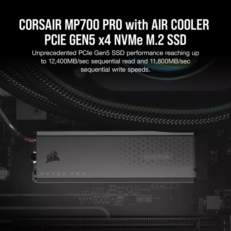 SSD Corsair MP700 PRO M.2 2 TB PCIe 5.0 NVMe