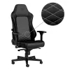 Fotel gamingowy noblechairs Hero PU Leather — wyściełane siedzisko, wyściełane oparcie, maksymalna wysokość 137 cm, szerokość oparcia 57 cm