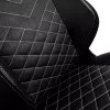 Fotel gamingowy noblechairs Hero PU Leather — wyściełane siedzisko, wyściełane oparcie, maksymalna wysokość 137 cm, szerokość oparcia 57 cm
