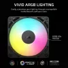 Wentylator CORSAIR ArGB - seria RS ARGB 120, 120 mm, potrójny zestaw
