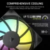 Wentylator CORSAIR ArGB - seria RS ARGB 120, 120 mm, potrójny zestaw