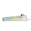 Glorious Gaming GMMK 3 PRO 75% Barebones Wired srebrny - US, 75%, Przewodowa, USB, RGB LED, Srebrna