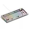 Glorious Gaming GMMK 3 PRO 75% Barebones Wired srebrny - US, 75%, Przewodowa, USB, RGB LED, Srebrna