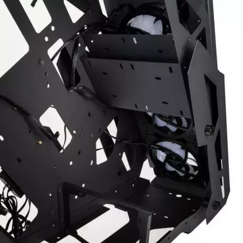 Obudowa PC Kolink Big Chungus Shredded Midi Tower Czarna