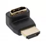 InLine adapter HDMI, męski/żeński, nachylony do góry, złocone styki, 4K2K
