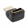 InLine adapter HDMI, męski/żeński, nachylony do góry, złocone styki, 4K2K