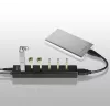 Axagon HUE-SA7BP 7x USB 3.0 ALU CHARGING hub CZARNY z zasilaczem AC