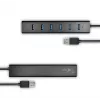 Axagon HUE-SA7BP 7x USB 3.0 ALU CHARGING hub CZARNY z zasilaczem AC