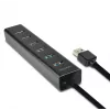 Axagon HUE-SA7BP 7x USB 3.0 ALU CHARGING hub CZARNY z zasilaczem AC