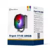 Chłodzenie powietrzne Silverstone SST-ARV140-ARGB 14 cm Czarny Szary 400-1750 RPM