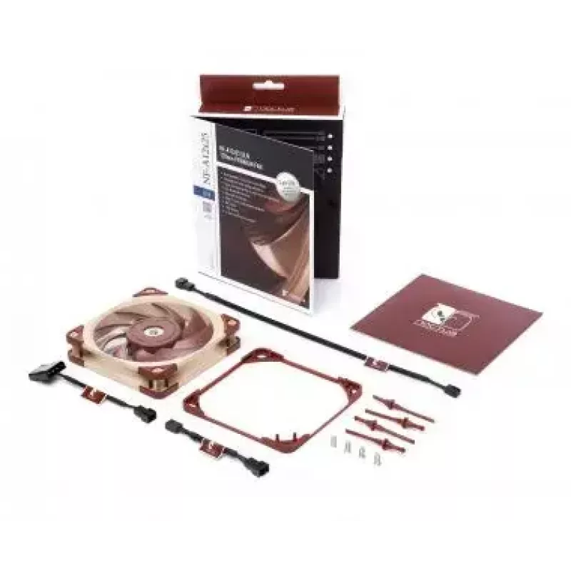 Noctua 120 mm wentylator obudowy NF-A12x25 ULN, 12 V, 1200 obr./min, 55,7 m³/h, 0,6 W, 12,1 dB, łożysko SSO