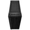 Obudowa PC ASUS ProArt PA602 Wood Edition Midi Tower Czarna — obsługa EATX, GPU 45 cm, zasilacz/chłodzenie 19 cm, 8 zatok HDD, USB-C