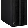 Obudowa PC ASUS ProArt PA602 Wood Edition Midi Tower Czarna — obsługa EATX, GPU 45 cm, zasilacz/chłodzenie 19 cm, 8 zatok HDD, USB-C