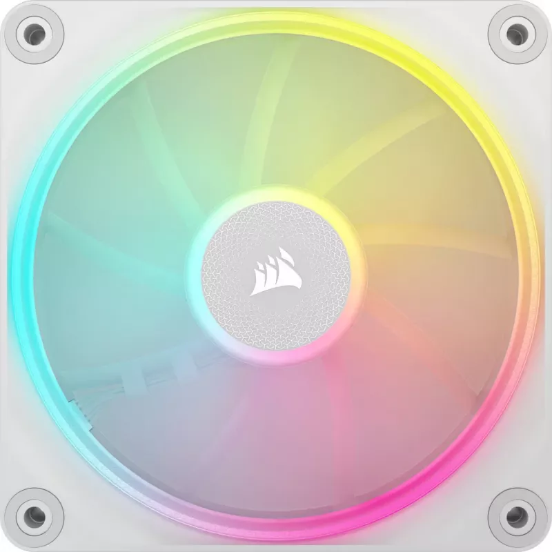 CORSAIR Icue Link Lx120 RGB 120mm Wentylatory PWM Zestaw startowy - Biały