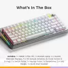 Glorious Gaming GMMK 3 PRO HE 75% Prebuilt Wireless srebrny - US