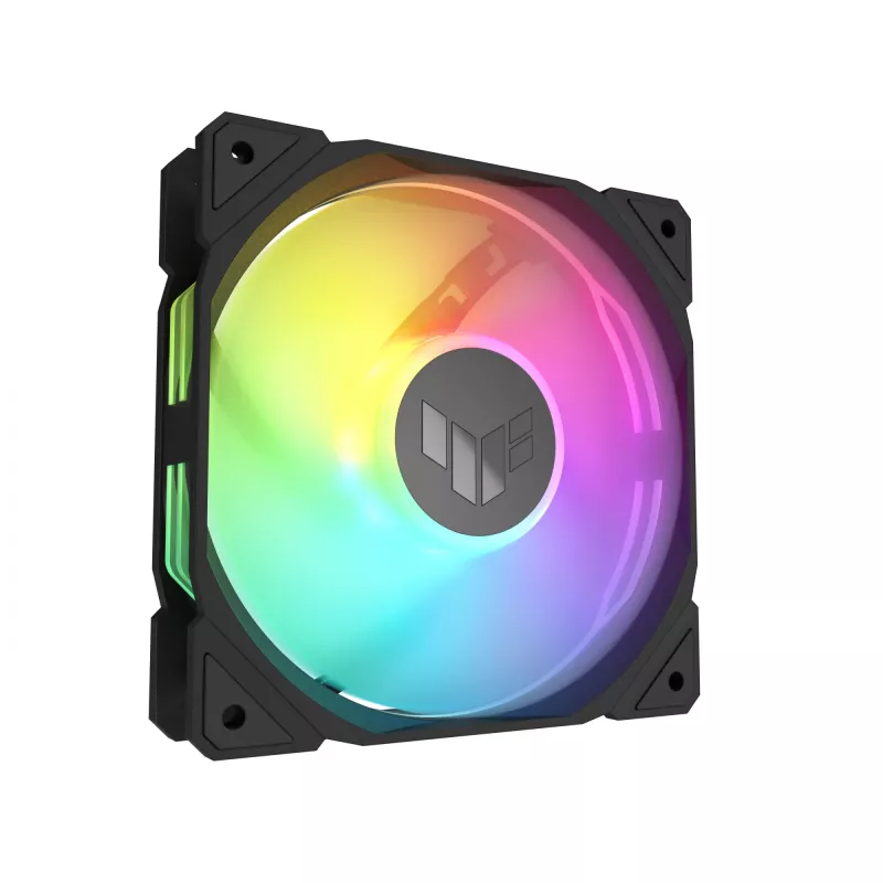 ASUS TUF Gaming TR120 ARGB Fan - pojedyncze opakowanie Obudowa komputera 12 cm Czarny