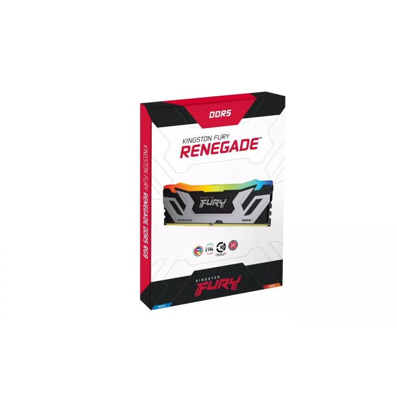 Kingston Technology FURY 48GB 8400MT/s DDR5 CL40 CUDIMM (zestaw 2 modułów) Renegade RGB srebrny XMP