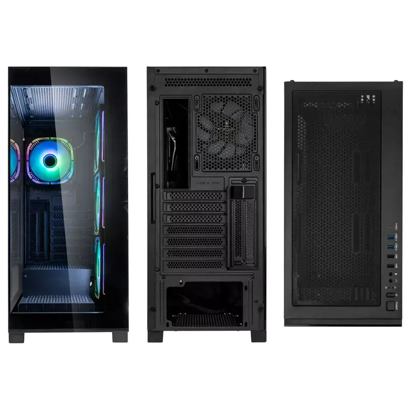 Obudowa PC Kolink Unity Peak ARGB Midi Tower Czarna