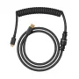 Glorious Gaming Glorious GMMK Spiralny kabel Phantom Czarny, czarny, 1.4 m, 1 szt., Glorious Gaming, USB Type-A, USB Type-C, Aviator