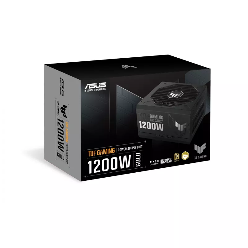 ASUS TUF GAMING 1200W Gold zasilacz 20+4 pin ATX ATX Czarny