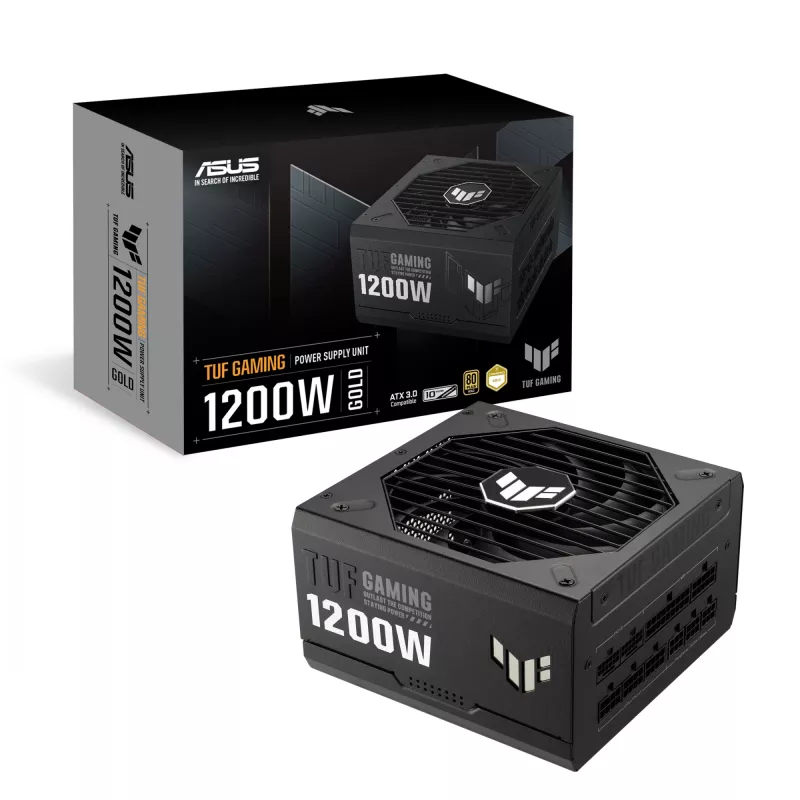 ASUS TUF GAMING 1200W Gold zasilacz 20+4 pin ATX ATX Czarny