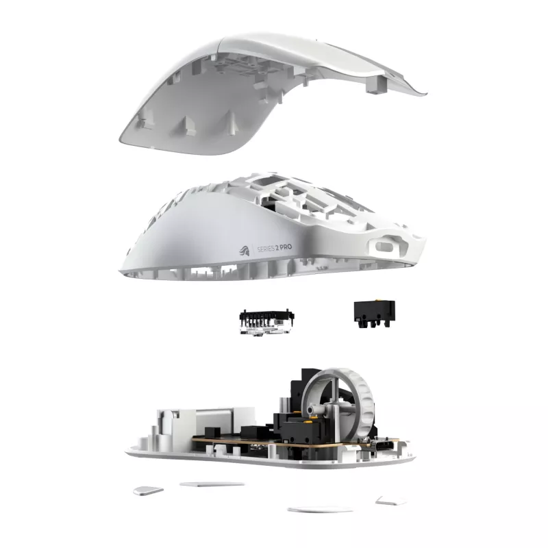 Mysz gamingowa Glorious Glorious Series 2 PRO 4K/8K Hz Wireless mysz - Biała