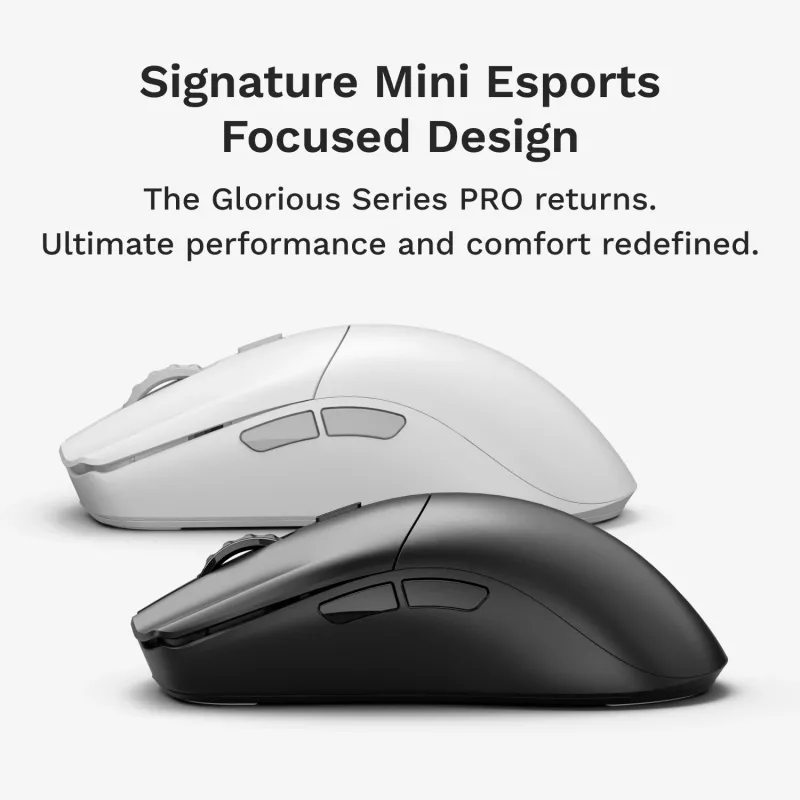 Mysz gamingowa Glorious Glorious Series 2 PRO 4K/8K Hz Wireless mysz - Biała