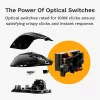 Mysz gamingowa Glorious Glorious Series 2 PRO 4K/8K Hz Wireless mysz - Biała