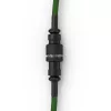 Glorious Gaming Glorious GMMK Spiralny kabel Forest Rain, zielony, 1.4 m, 1 szt., Glorious Gaming, USB Type-A, USB Type-C, Aviator