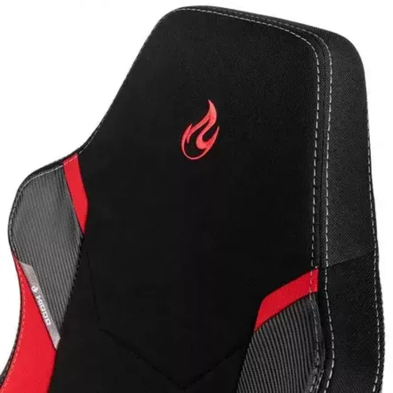 Tapicerowane siedzisko Nitro Concepts X1000 Czarny czerwony Wysokość 119-128,6 cm