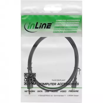 Kabel InLine Micro USB 2.0 USB Typ A męski / Micro-B męski, czarny, 1,5 m