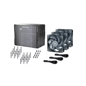Wentylator Phanteks PH-F120T30 120 mm do obudowy komputera Szary 3 szt.