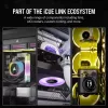 Wentylator Corsair iCUE LINK RX120 RGB 12 cm 400-2100 RPM Łożysko magnetyczne