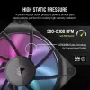 Wentylator Corsair iCUE LINK RX120 RGB 12 cm 400-2100 RPM Łożysko magnetyczne