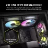 Wentylator Corsair iCUE LINK RX120 RGB 12 cm 400-2100 RPM Łożysko magnetyczne