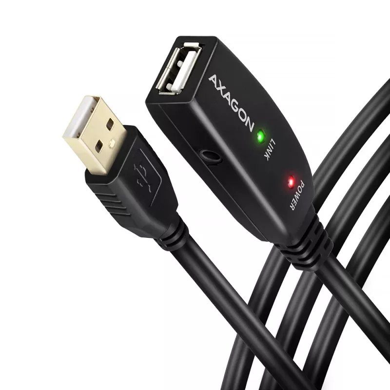 Axagon ADR-215 USB 2.0 A-M -> A-F aktywny przedłużacz/repeater 15 m