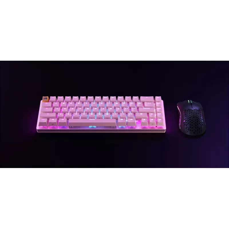 Glorious Gaming GMMK 2 klawiatura USB US International różowa