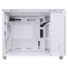 Obudowa PC ASUS AP201 PRIME CASE TG biały Mini Tower — micro ATX, szkło hartowane, 3× kieszenie 3,5 cala, 1× 2,5 cala, USB-A×2, USB-C×1