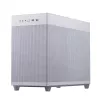 Obudowa PC ASUS AP201 PRIME CASE TG biały Mini Tower — micro ATX, szkło hartowane, 3× kieszenie 3,5 cala, 1× 2,5 cala, USB-A×2, USB-C×1