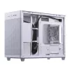 Obudowa PC ASUS AP201 PRIME CASE TG biały Mini Tower — micro ATX, szkło hartowane, 3× kieszenie 3,5 cala, 1× 2,5 cala, USB-A×2, USB-C×1