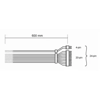 Kabel be quiet! CB-6620 0,61 m