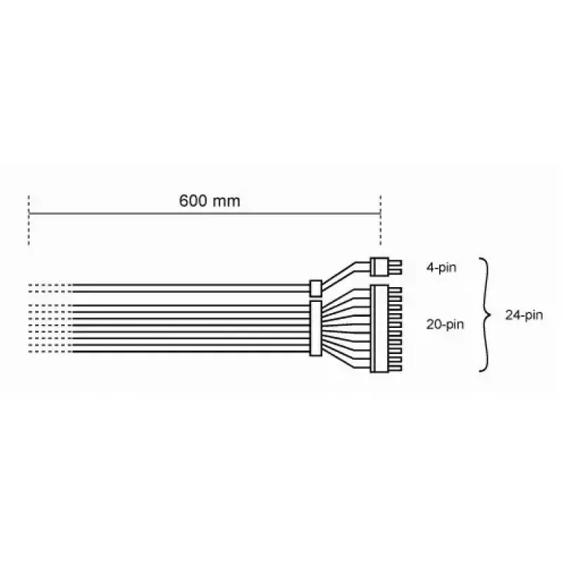 Kabel be quiet! CB-6620 0,61 m